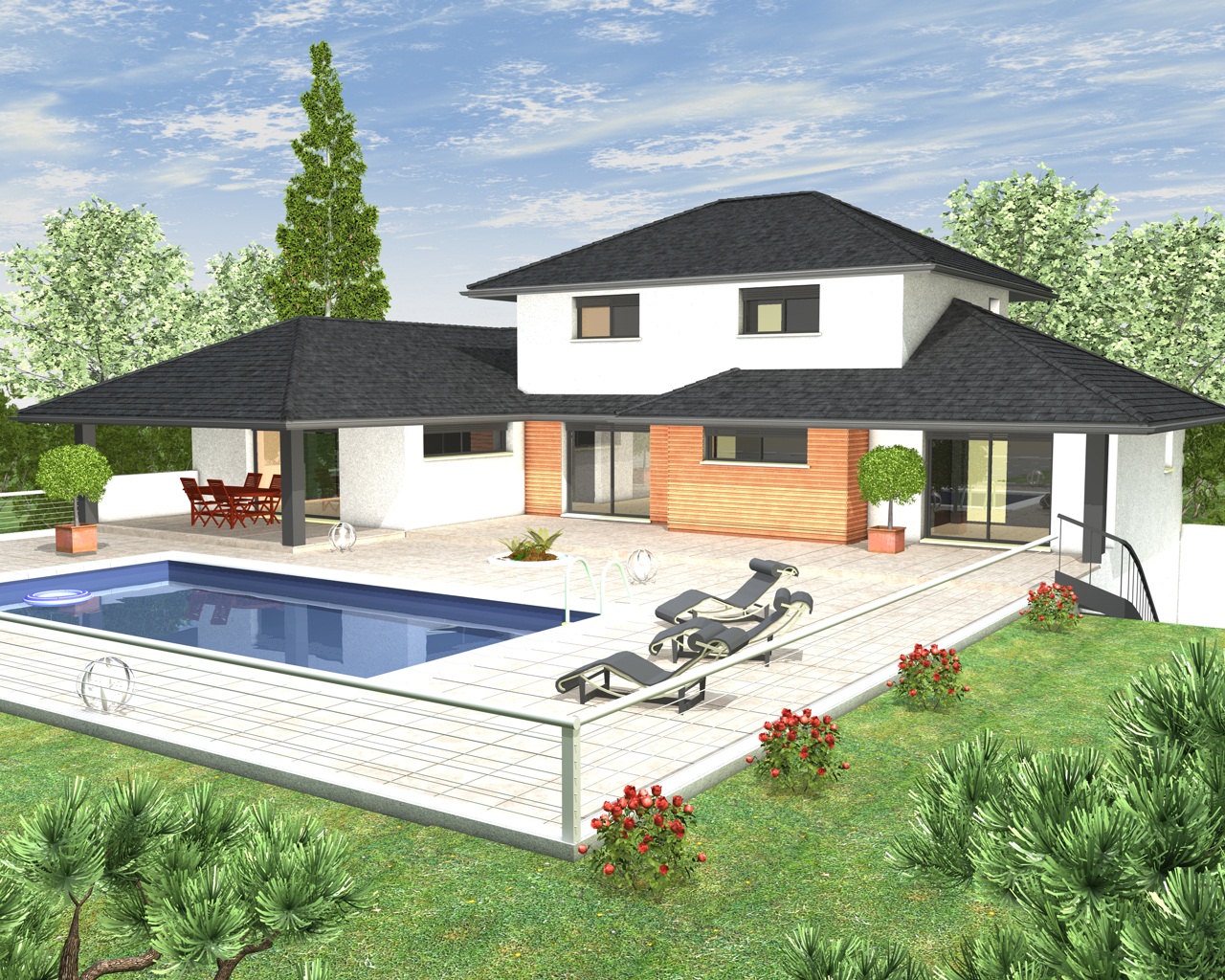 Modèles et plans de maisons > sur mesure. constructions demeures ...