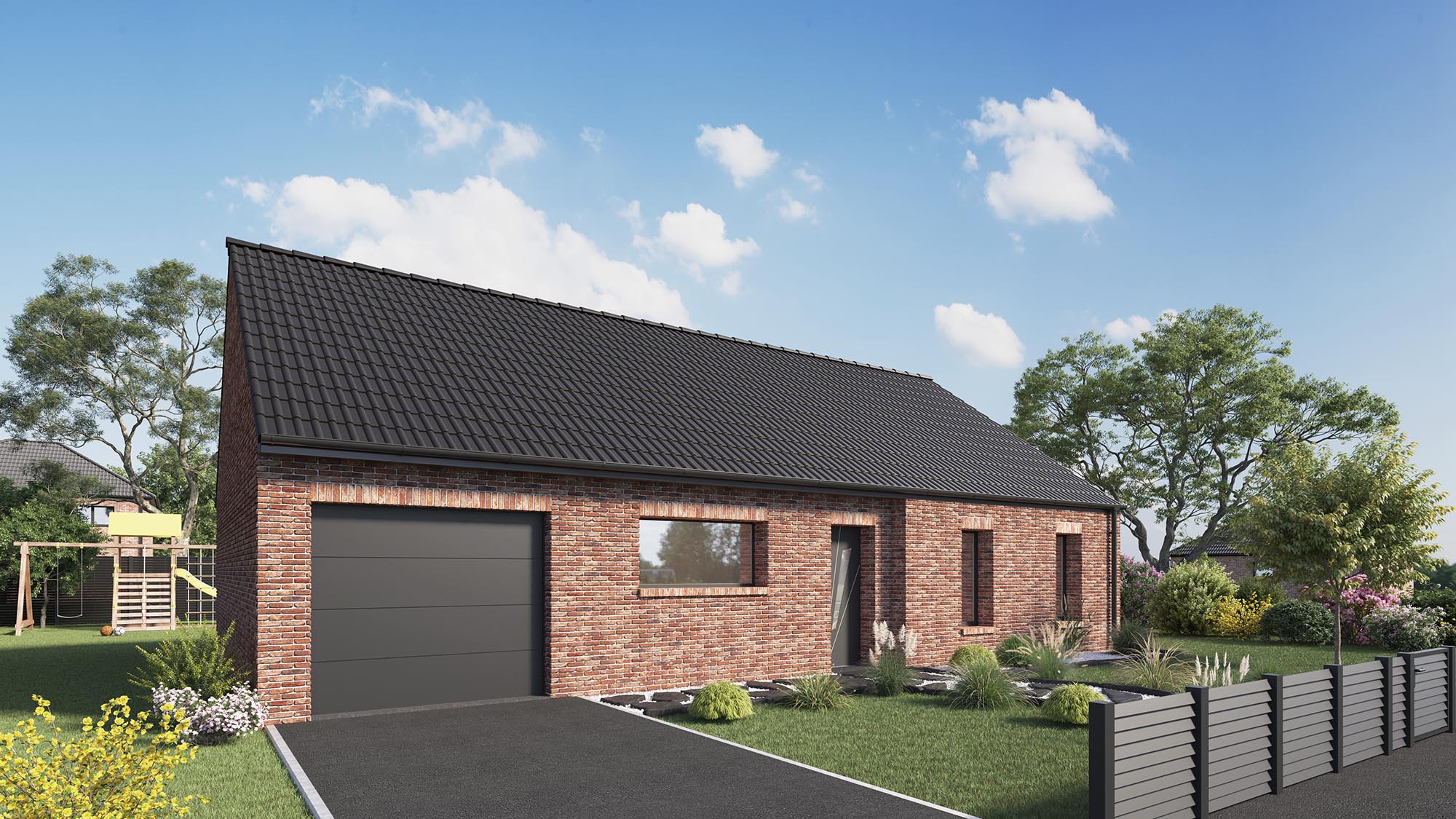 Votre maison + terrain à Sains-en-Gohelle (62)