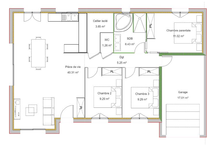 Maison avec terrain à Francheleins (#5097221)