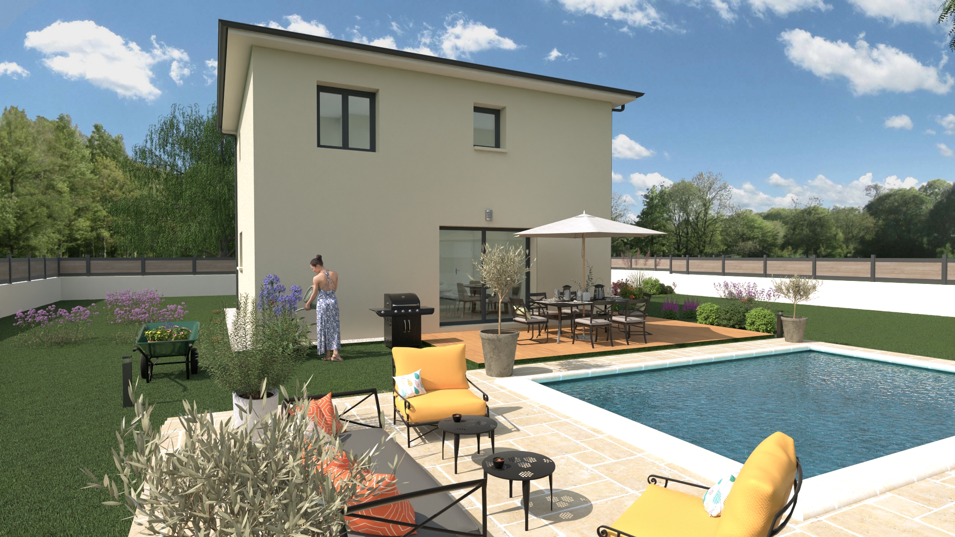 Maison avec terrain à Villars-les-Dombes (#5098530)