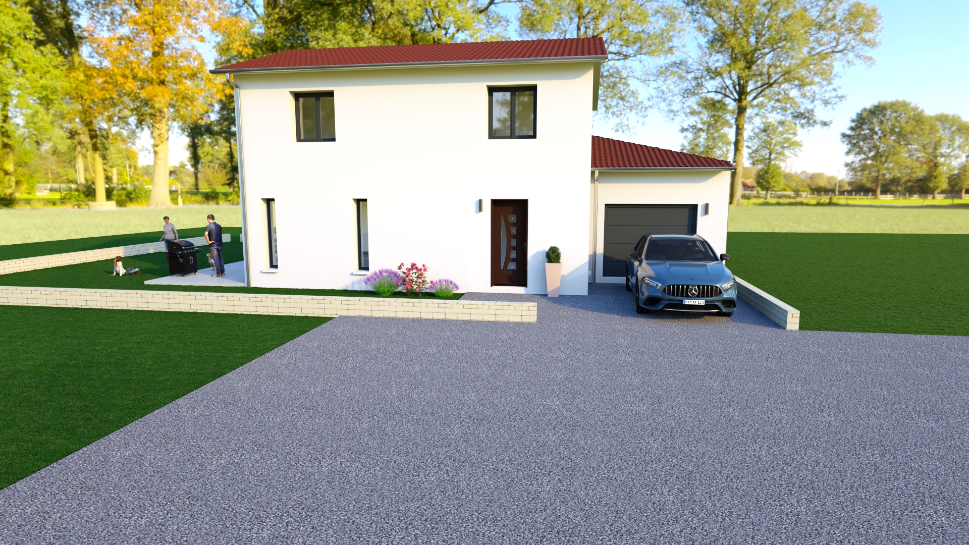 Maison avec terrain à Villars-les-Dombes (#5098527)