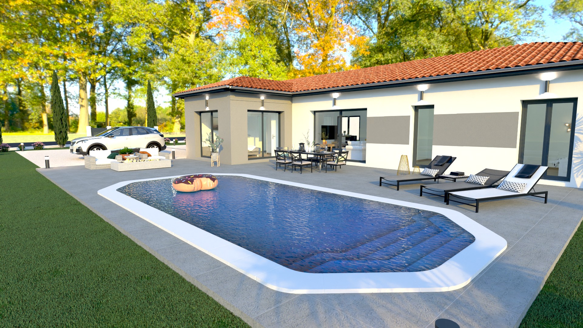 Maison avec terrain à Prissé (#5157697)