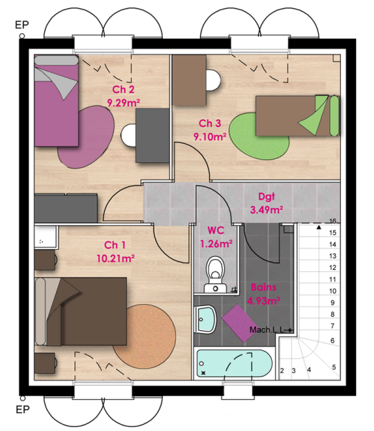 Maison avec terrain à Montceaux (#5101859)