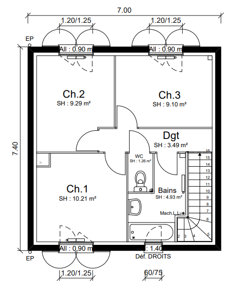 Maison avec terrain à Montceaux (#5101859)
