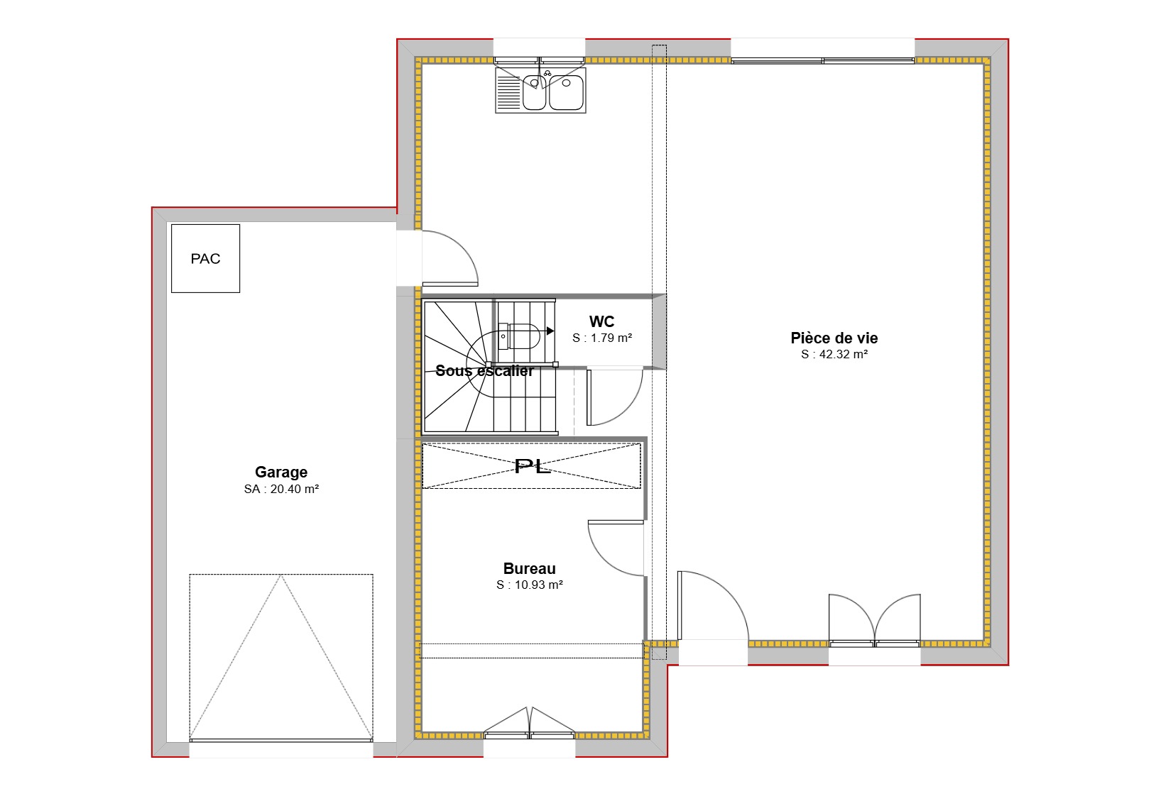 Maison avec terrain à Chalamont (#5101815)