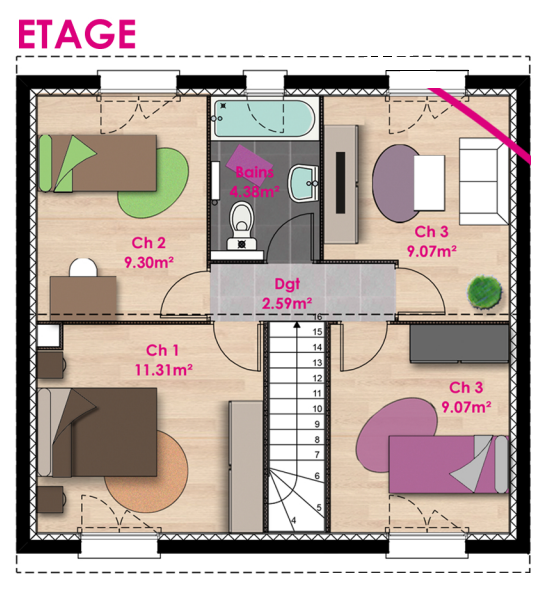 Maison avec terrain à Villeneuve (#5101552)