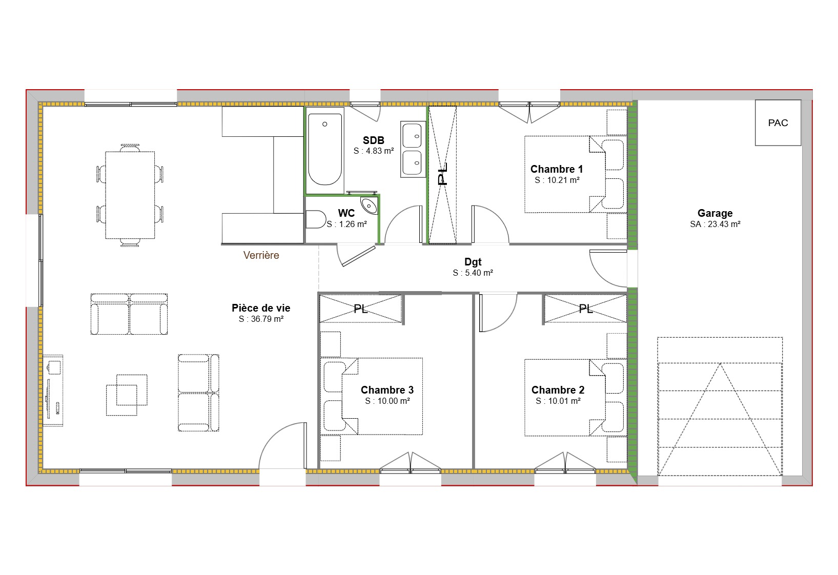 Maison avec terrain à Francheleins (#5101716)
