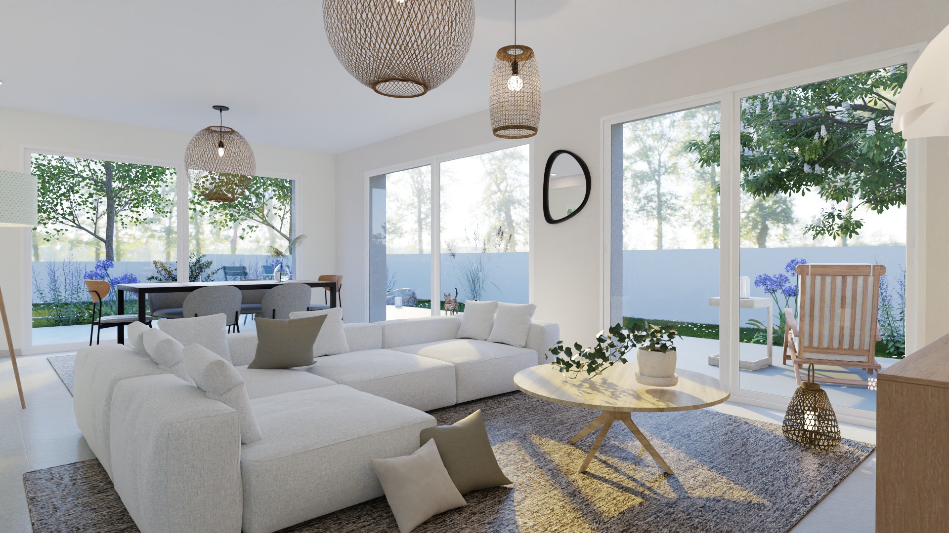 Maison avec terrain à Saint-Bonnet-de-Mure (#5157482)