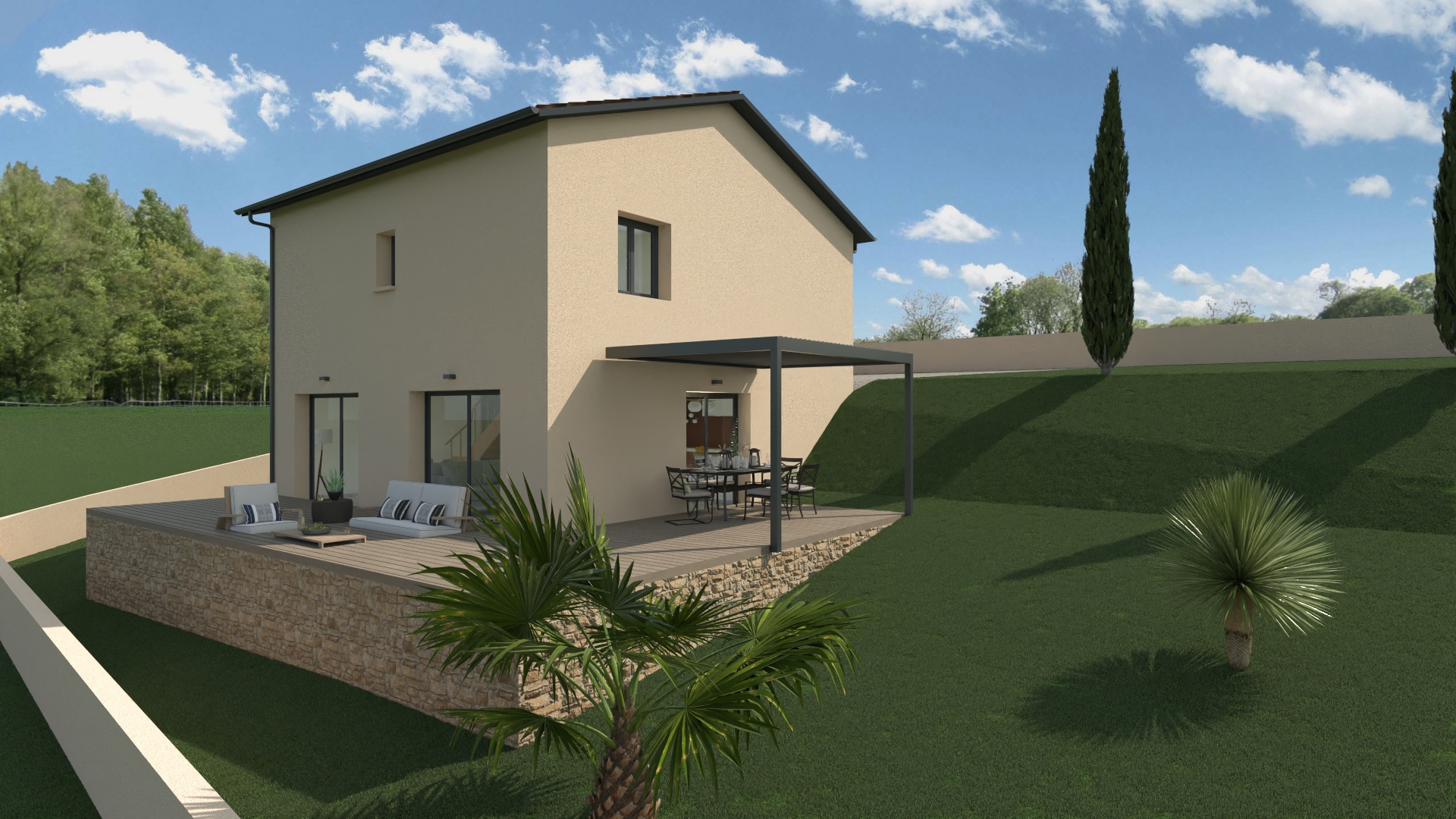 Maison avec terrain à Ville-sur-Jarnioux (#5094531)