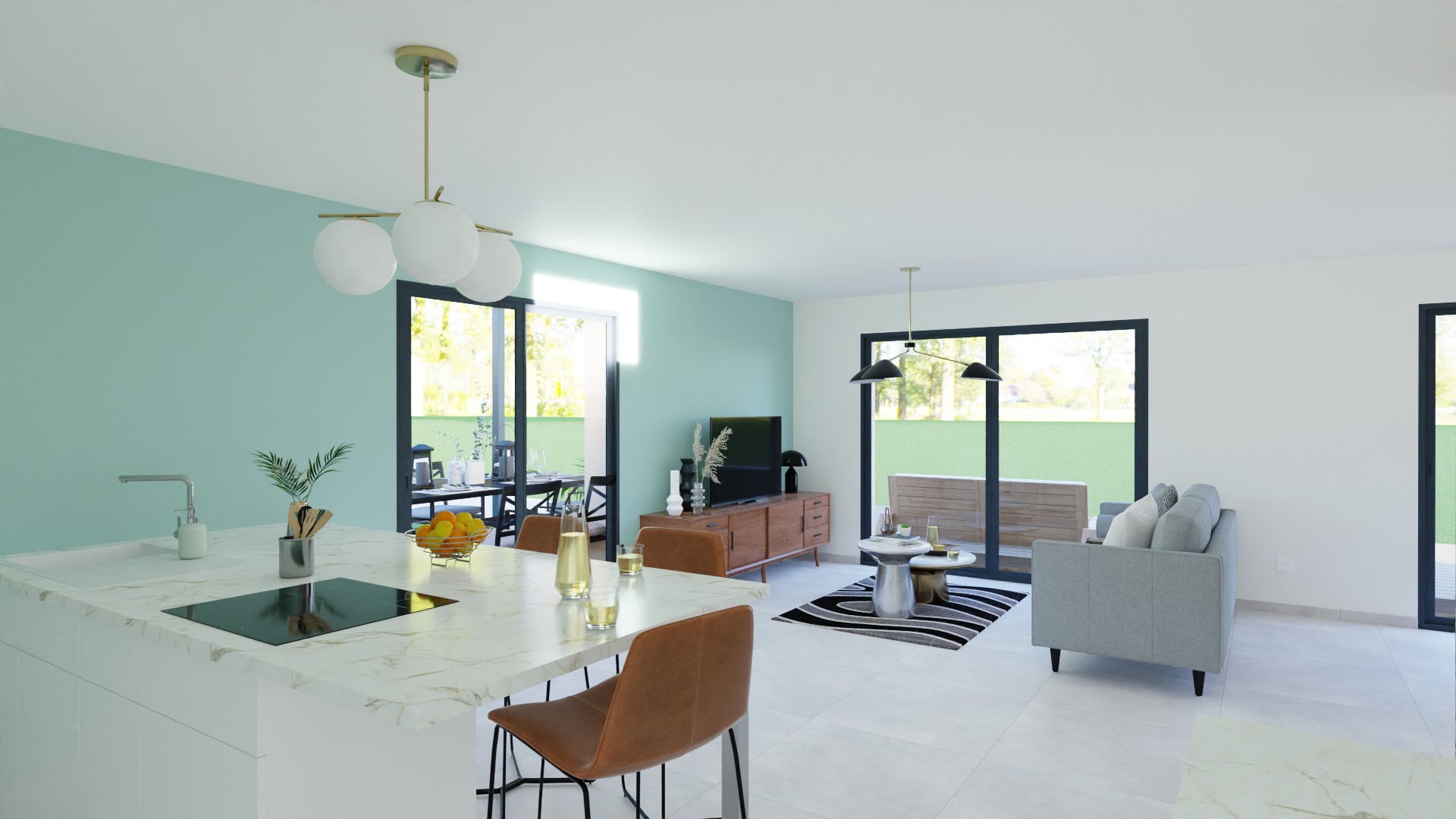 Maison avec terrain à Ville-sur-Jarnioux (#5094531)