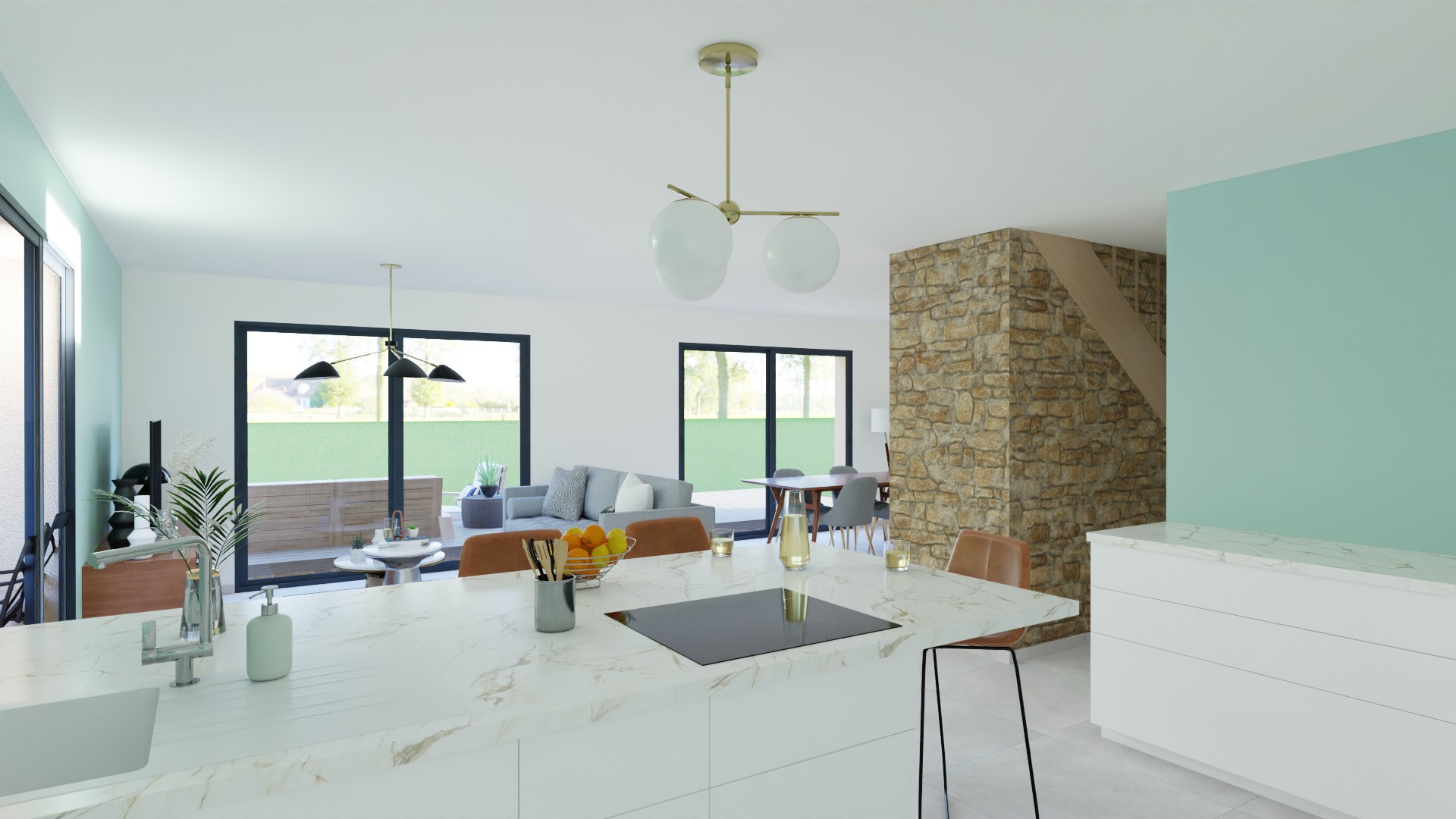 Maison avec terrain à Ville-sur-Jarnioux (#5094531)