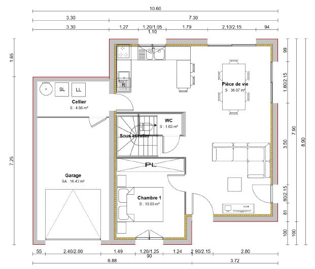 Maison avec terrain à Lancié (#5094391)