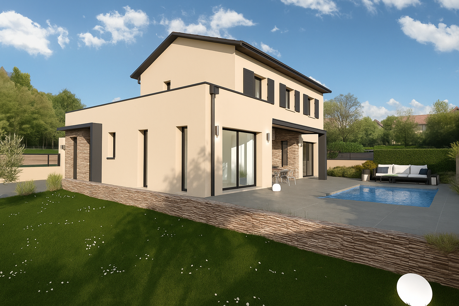 Maison avec terrain à Jassans-Riottier (#4945632)