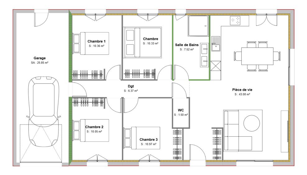 Maison avec terrain à Viré (#5107237)