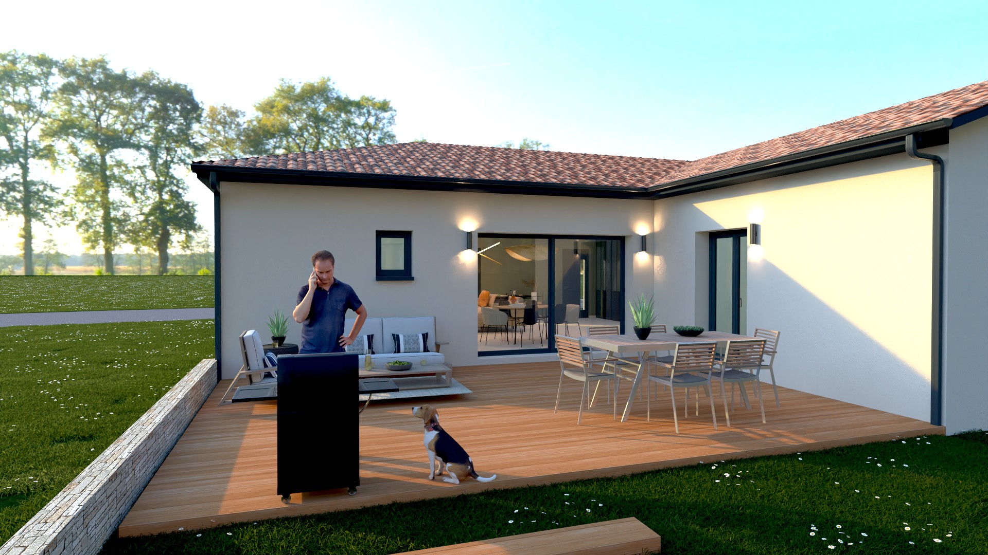 Maison avec terrain à Saint-Jean-de-Thurigneux (#5097603)