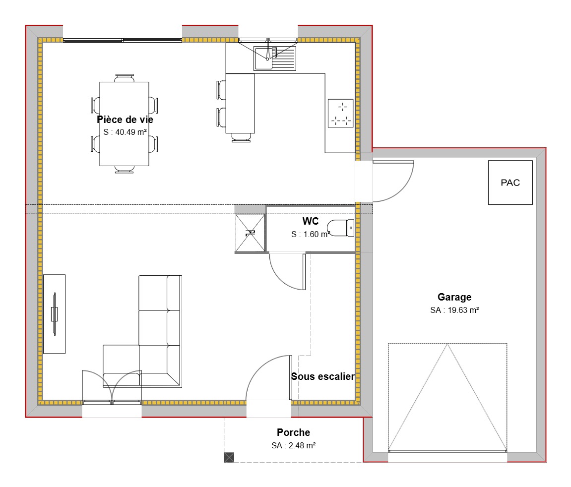 Maison avec terrain à Saint-Didier-de-Formans (#5101718)