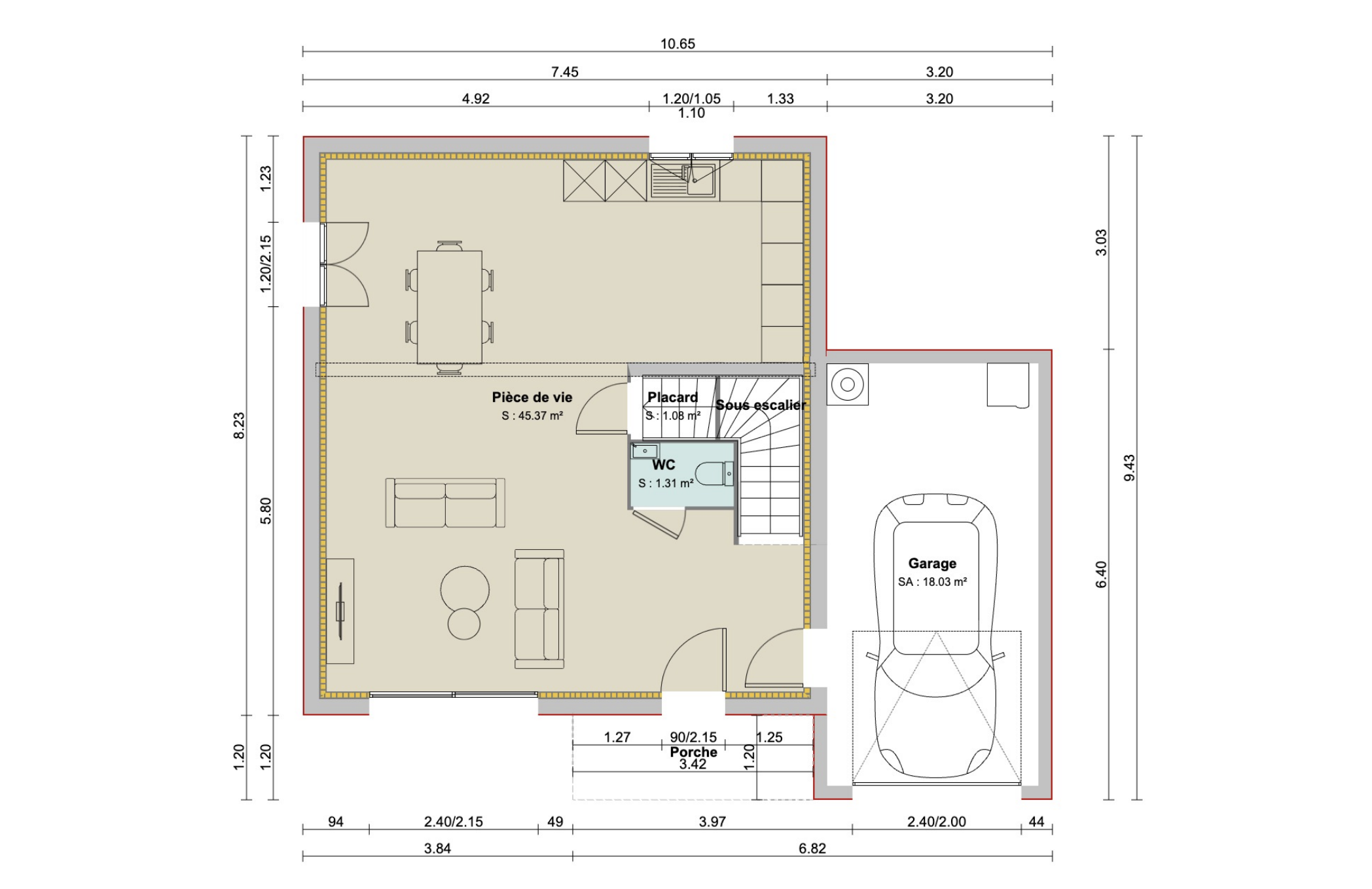 Maison avec terrain à Saint-Nizier-le-Désert (#5108853)