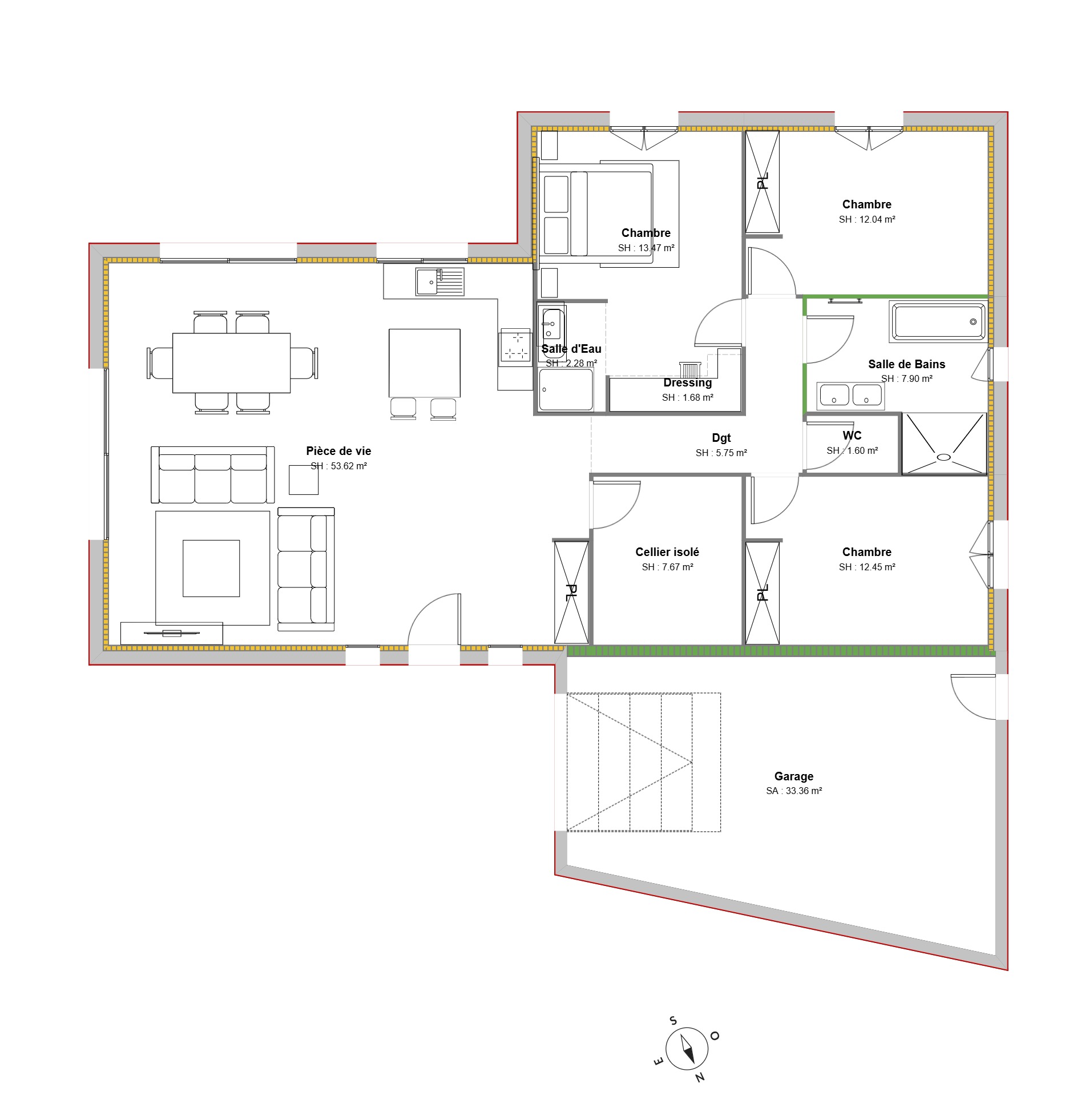 Maison avec terrain à Bonson (#5108698)