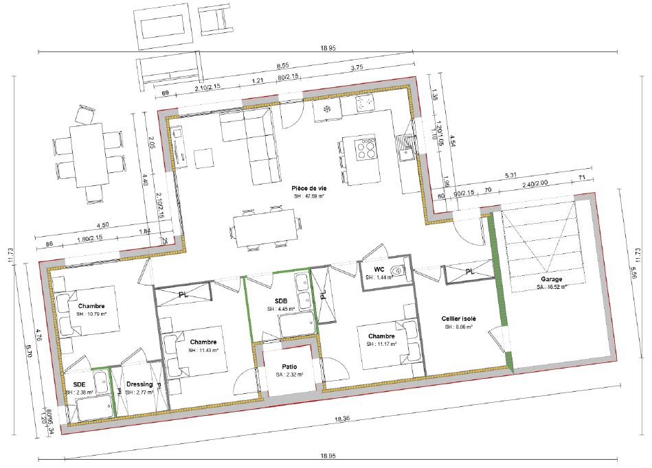 Maison avec terrain à Gleizé (#5094384)