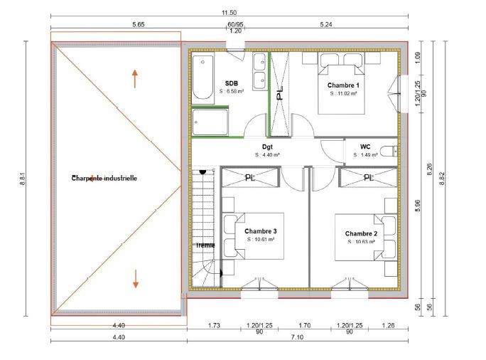 Maison avec terrain à Chaleins (#5094385)