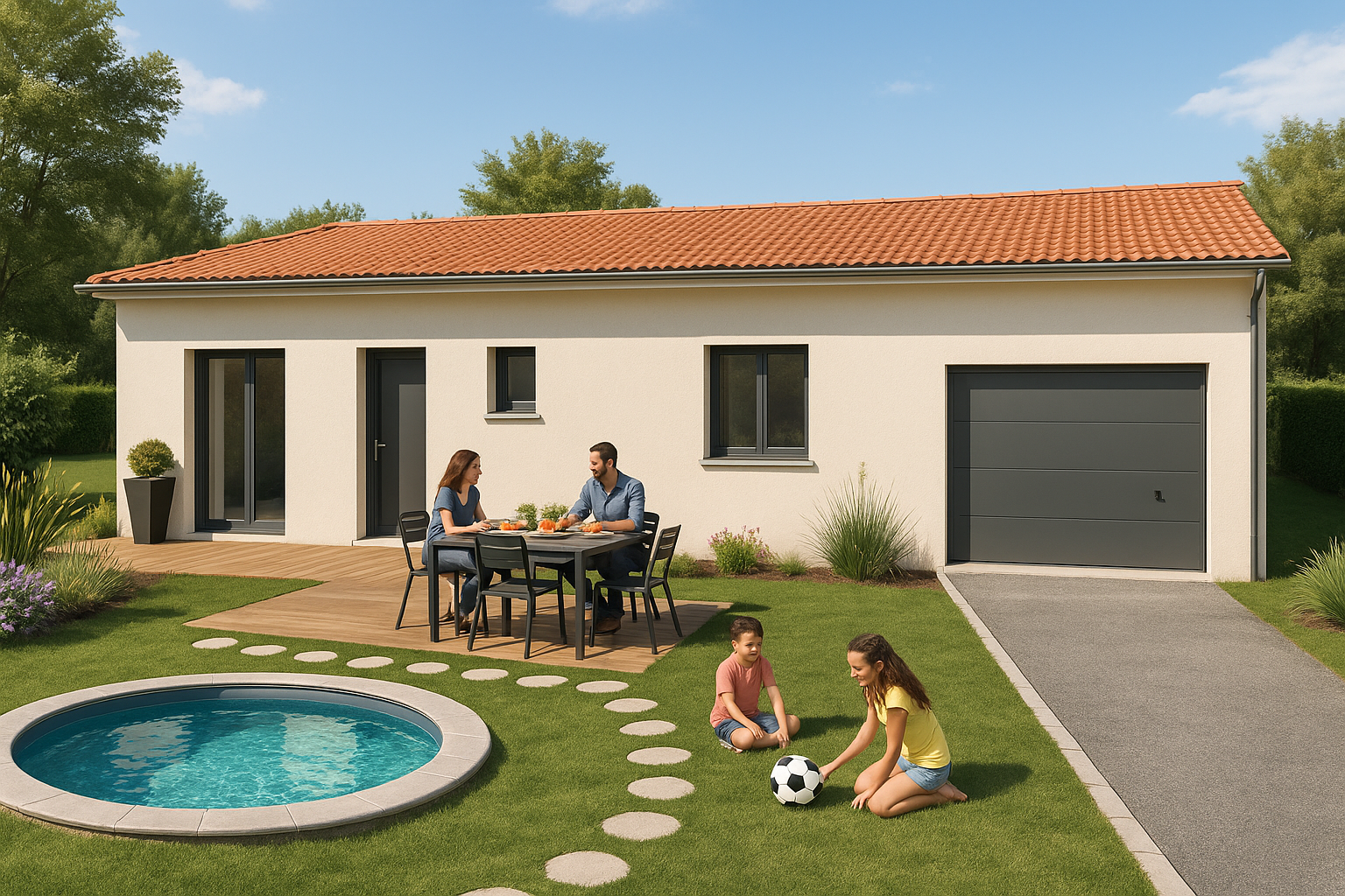 Maison avec terrain à Chambéon (#5148655)