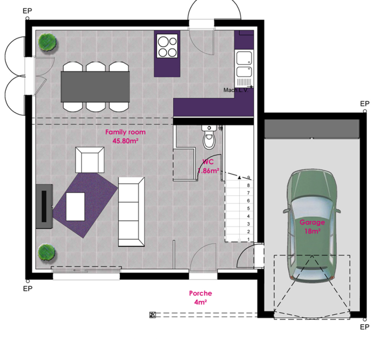 Maison avec terrain à Lancié (#5101874)