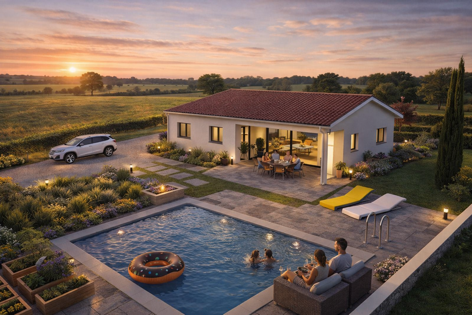 Maison avec terrain à Bâgé-Dommartin (#5157725)