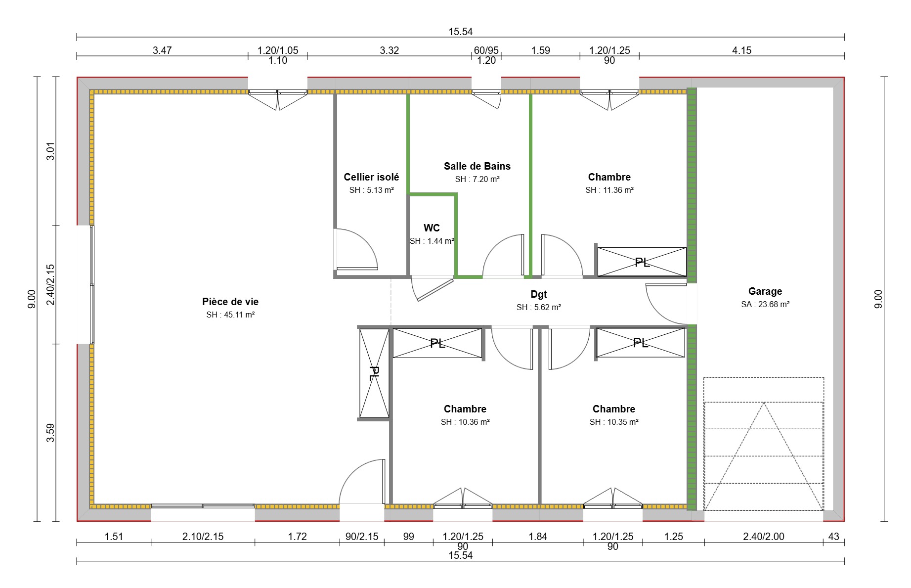 Maison avec terrain à Bellegarde-en-Forez (#5108765)