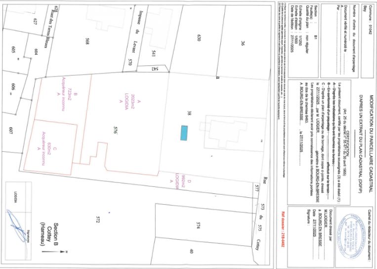 Terrain constructible à Bey (#5137179)