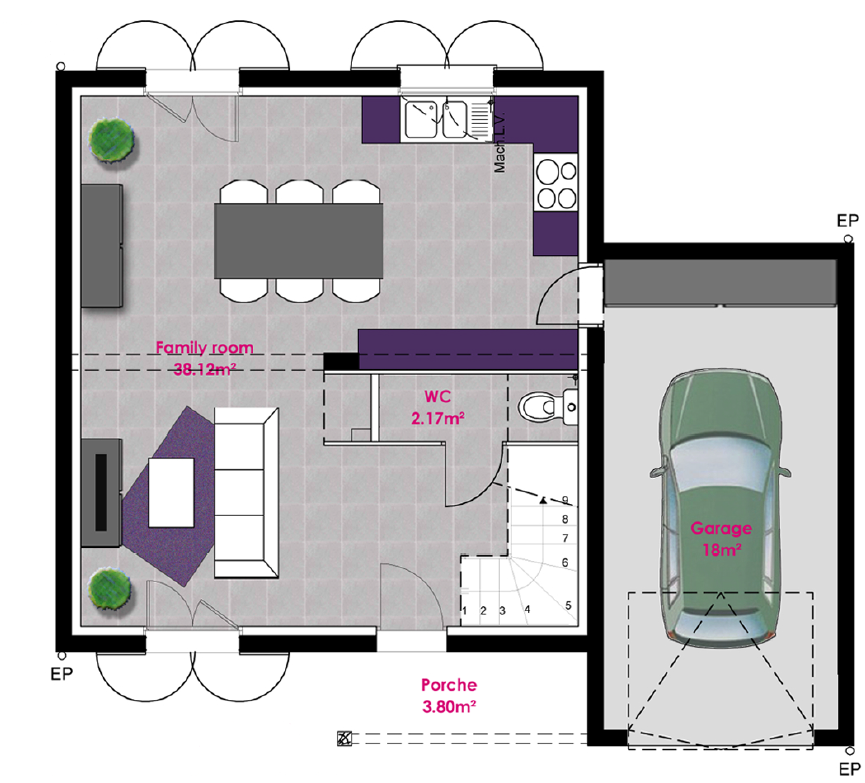 Maison avec terrain à Pont-de-Chéruy (#5098413)
