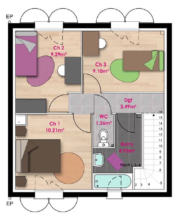 Maison avec terrain à Pont-de-Chéruy (#5098413)