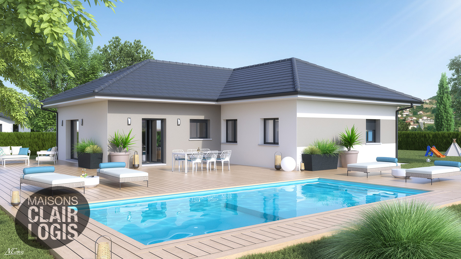Construction maison – Villeneuve (01480)