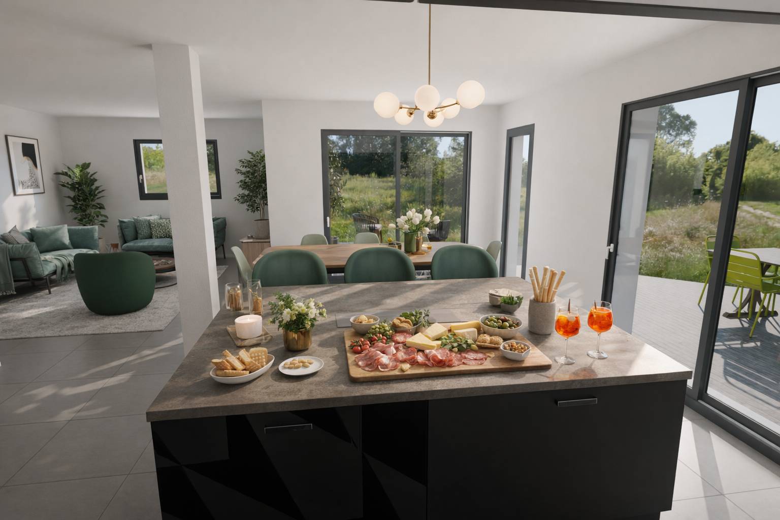 Construction maison – Chaleins (01480)