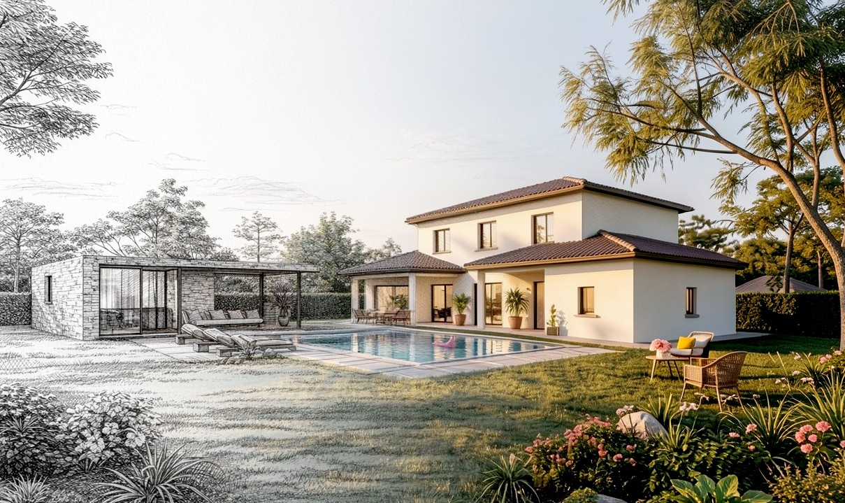 Maison avec terrain à Chaleins (#5287496)