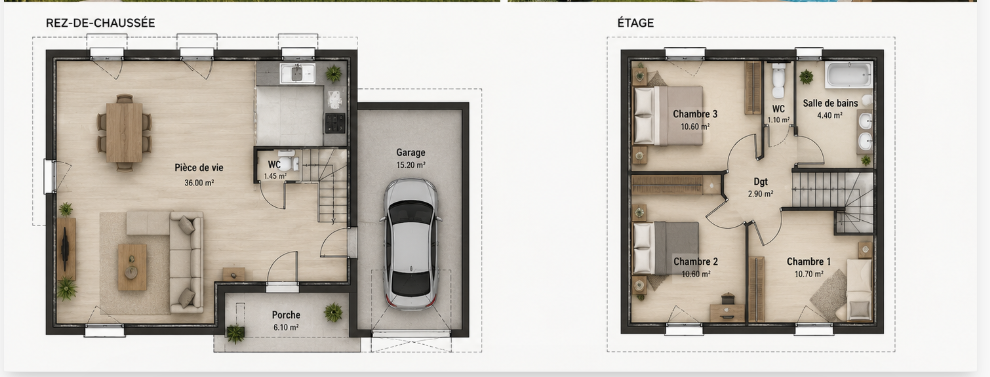 Maison avec terrain à Chaleins (#5335938)