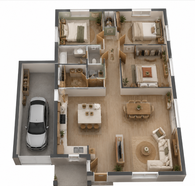 Maison avec terrain à Neuville-sur-Ain (#5267888)