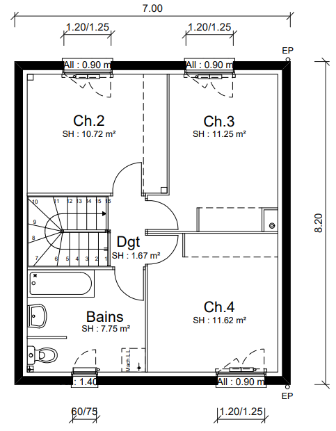 Maison avec terrain à Chaleins (#5328187)