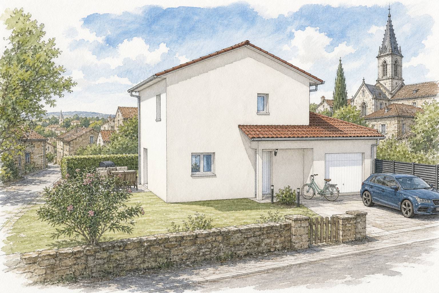 Construction maison – Saint-Maurice-de-Gourdans (01800)