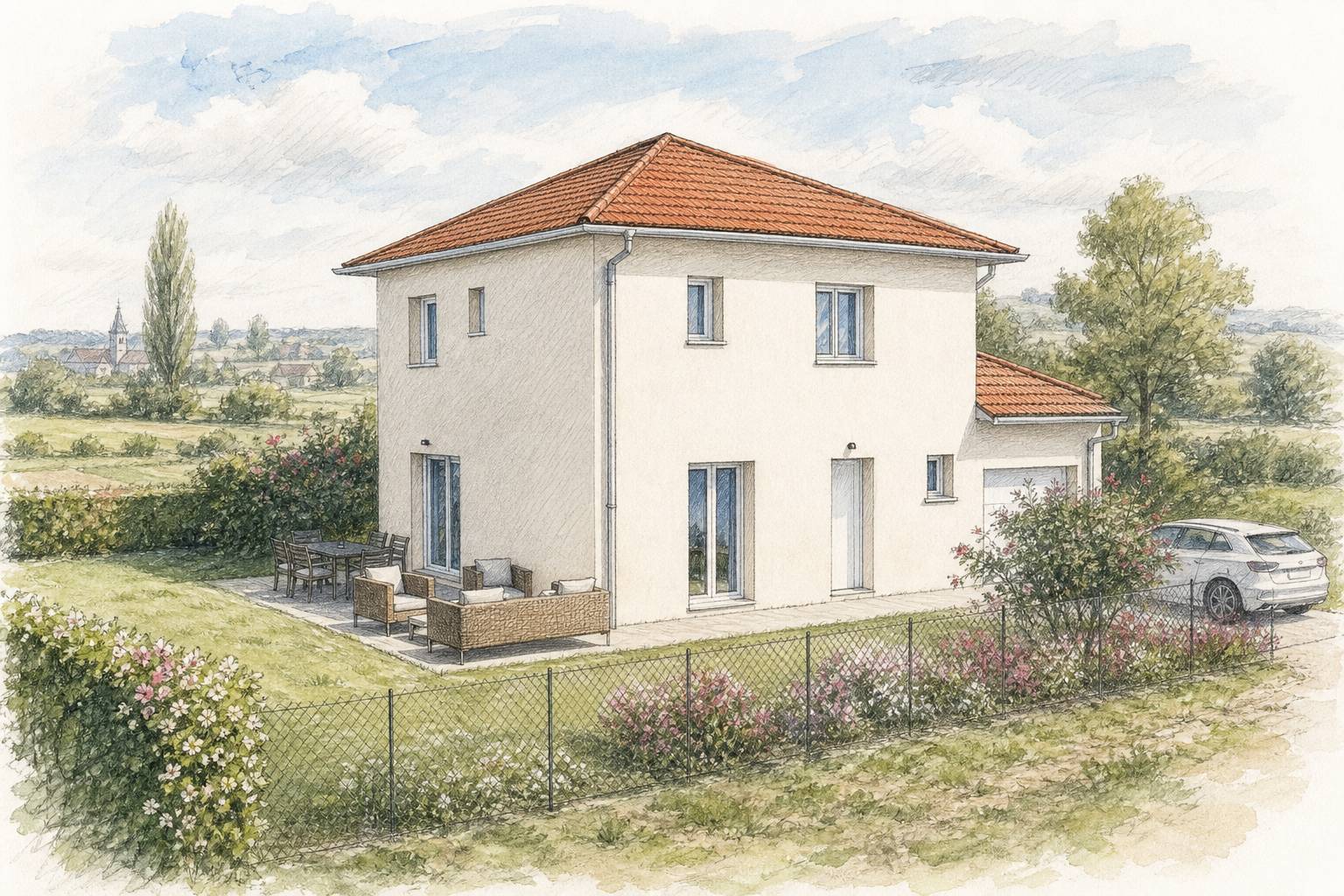 Construction maison – Peyrieu (01300)