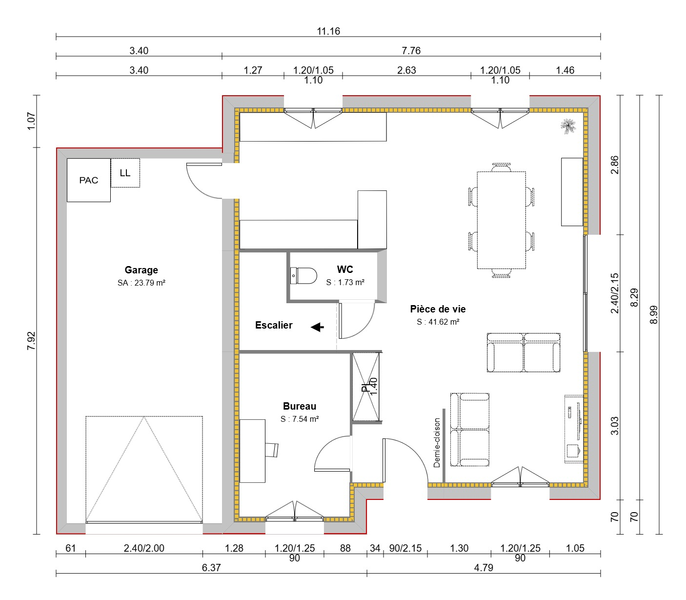 Maison avec terrain à Villeneuve (#5314569)