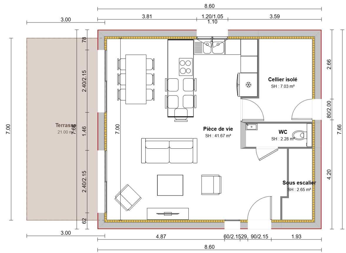 Maison avec terrain à Lozanne (#5342165)