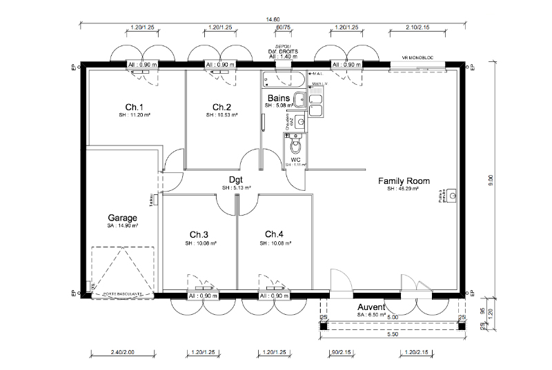 Maison avec terrain à Saint-Trivier-sur-Moignans (#5105154)