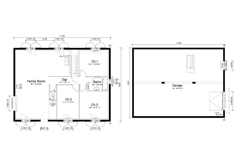 Maison avec terrain à Monsols (#5094403)