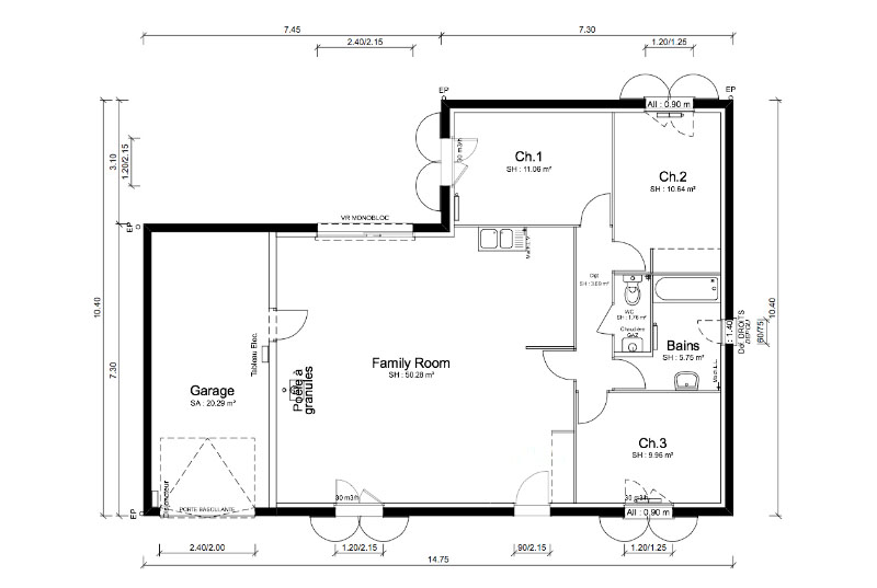 Maison avec terrain à Dolomieu (#5100658)