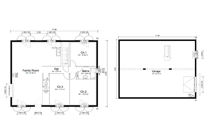 Maison avec terrain à Saint-André-sur-Vieux-Jonc (#5104080)