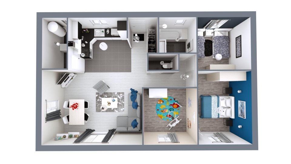Programme immobilier neuf PO2121302 2 - Terrain et Maison à construire - Lonzac