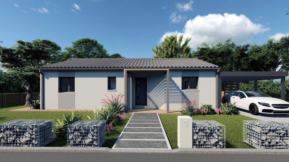 Programme immobilier neuf DBSTLAU-7-1 2 - Terrain et Maison à construire - Saint-Laurent-d'Arce
