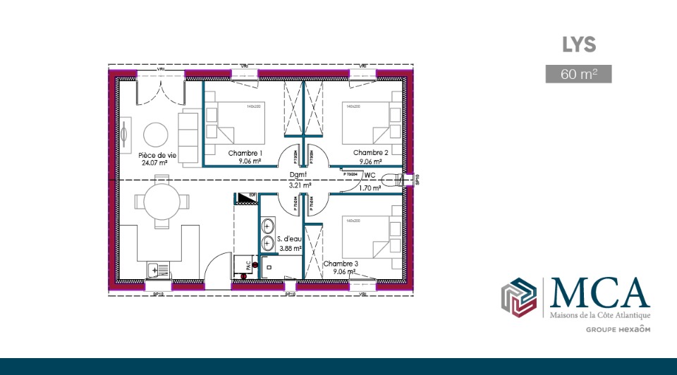 Programme immobilier neuf NZ2126869 2 - Terrain et Maison à construire - Sadirac
