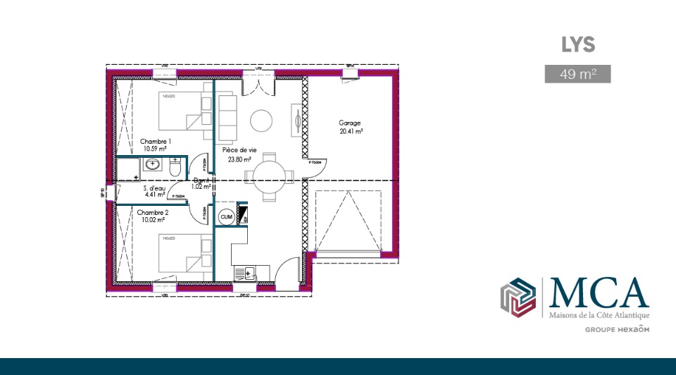 Programme immobilier neuf SPLL360 3 - Terrain et Maison à construire - La Lande-de-Fronsac