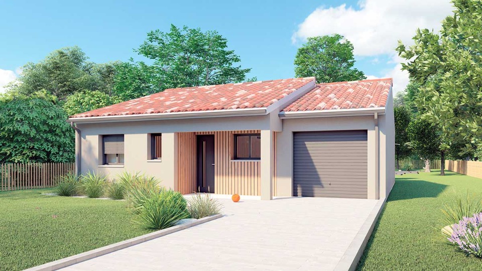 Photo CR2135855 2 - Terrain et Maison à construire - Luchat image 3/5